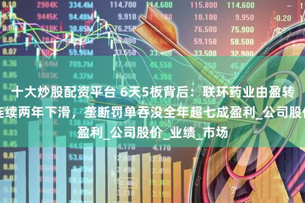 十大炒股配资平台 6天5板背后：联环药业由盈转亏，净利润连续两年下滑，垄断罚单吞没全年超七成盈利_公司股价_业绩_市场